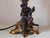 Antique Victorian Rococo Revival French Bronze Harpist Candelabra Table Lamp, 1870s For Sale - Image 6 of 18