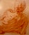 Figurative Late 20th Century Figurative Drawing by Renowned Artist Jon deMartin For Sale - Image 3 of 6