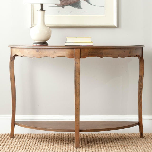 Modern Richardson Console in Medium Brown For Sale - Image 3 of 4