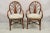 Late 20th Century Vintage Bentwood Rattan Hollywood Regency Fan Back Dining Chairs - Set of 4 For Sale - Image 11 of 12