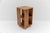 1960s Scandinavian Rollable 4-Sided Bookcase in Pine, 1960s For Sale - Image 5 of 12