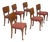 Vintage Danish Dining Chairs in Furniture Wool, 1950s, Set of 6 For Sale