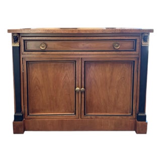 Mid 20th Century Biedermeier Style Bedside or Side Table With Neoclassical Accents For Sale