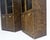Mid-Century Modern Pair of Dark Burl Wood Lighted Display Curio Cabinets Vitrines Mastercraft MINT For Sale - Image 3 of 18