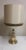 Metal Vintage German Table Lamp with Brass Base and Cream-Colored Fabric Shade, 1970s For Sale - Image 7 of 7