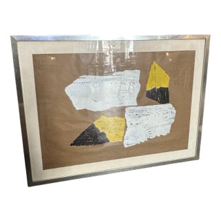 Mixed Media Drawing, 1970s, Paper For Sale