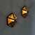 Hexagonal Brass and Beveled Glass Wall Sconces by Josef Hoffmann, 1970s, Set of 2 For Sale - Image 10 of 18