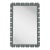 Fleur Home Audubon Bamboo Sticks Rectangle Mirror in Gunmetal, 31.5x39 For Sale