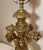 Antique Italian Murano Venetian Gilt Wood Hand Blown Flek Glass Iron Table Lamp For Sale - Image 14 of 15