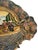 Vintage Satsuma Hand Painted Earthenware Platter With Scalloped Edges For Sale - Image 4 of 12