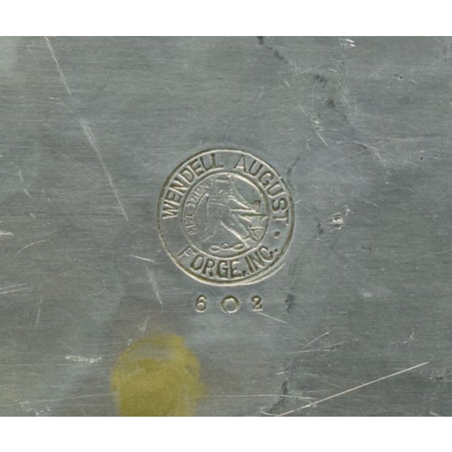 Traditional Polo Match Player Aluminum Tray by Wendell August For Sale - Image 3 of 6