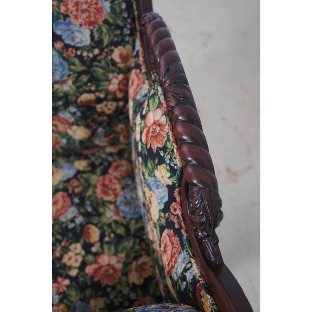 Antique American Empire Clawfoot Mahogany Chair For Sale - Image 11 of 18