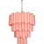 Suspended like a cascade of light and color, this pink glass Murano chandelier is a masterpiece of elegance and...