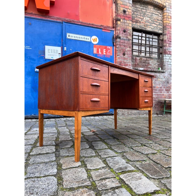 Danish Desk in Teak For Sale - Image 11 of 11