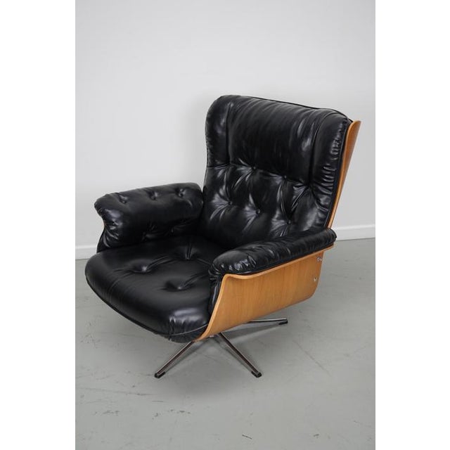 Vintage Swivel Lounge Chair by Martin Stoll for Giroflex, Germany, 1960s For Sale - Image 10 of 17