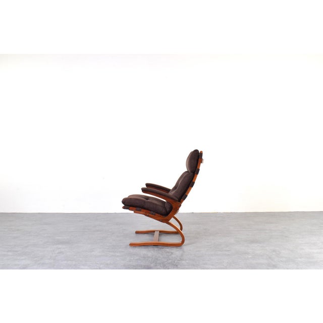 Mid-Century Lounge Chair by Elsa & Nordahl Solheim for Rybo Rykken, 1960s For Sale - Image 4 of 12