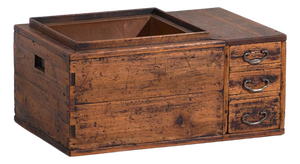 Antique Japanese Paulownia Hibachi, Meiji / Showa Period, 1890-1945, #93