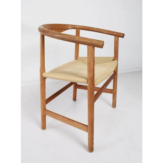 Brown First Chair PP201 by Hans J Wegner for Pp Furniture, Denmark, 1969 For Sale - Image 8 of 10