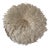 African Juju Feather Headdress, 28 In. Diameter, Off-White For Sale