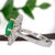 Gia Certified 2.22ct Colombian Emerald Diamond Halo Ring: Solid 14k Gold, 8.5mm, Size 6.75 For Sale In Columbus - Image 6 of 8