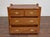 Campaign Midcentury Bamboo and Mahogany Chest of Drawers With Campaign-Style Brass Pulls For Sale - Image 3 of 12