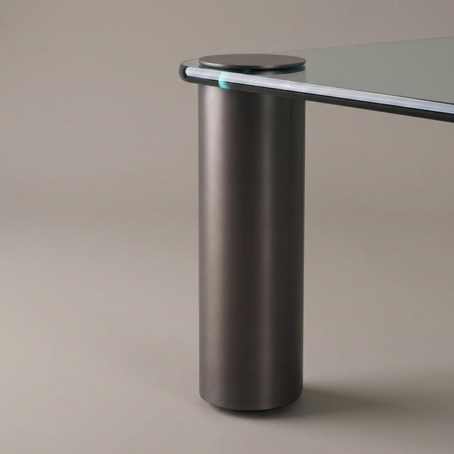 Mid-Century Modern Brushed Bronze Square Cocktail Table Attributed to Leon Rosen for Pace Collection 1970s For Sale - Image 3 of 5