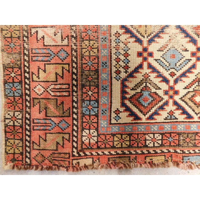 Antique Caucasian Rug. 3'x5' For Sale - Image 13 of 18