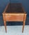 Louis XVI Style Writing Table or Desk of Walnut With Leather Top From France For Sale - Image 10 of 16