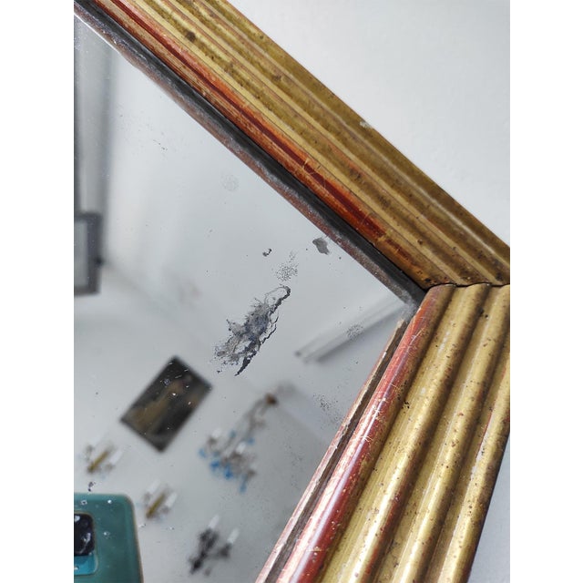 Antique French Mirror in Gilt Wood, 1800s For Sale - Image 5 of 12