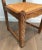 Brutalist Chairs Made of Ash and Straw, French Work, Circa 1950 - Set of 6 For Sale - Image 4 of 13