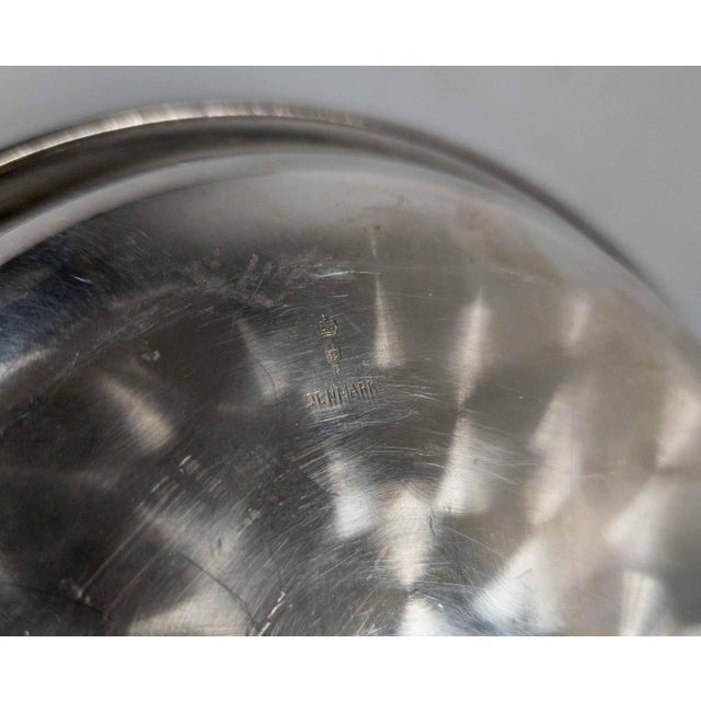 Mid-Century Danish Silverplate Art Deco Style Bowl For Sale - Image 12 of 12
