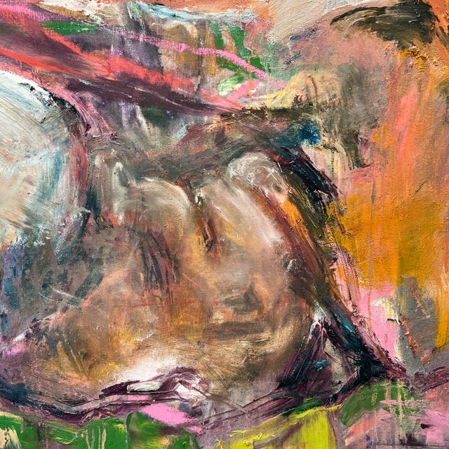 2010s Cupid Strikes Painting by Karen Schwartz, Framed For Sale - Image 5 of 12