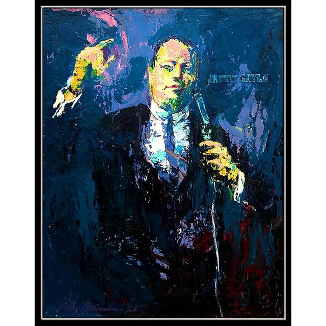 Abstract Expressionism Late 20th Century The Original Vegas Comedian - Jackie Gayle, LeRoy Neiman For Sale - Image 3 of 6