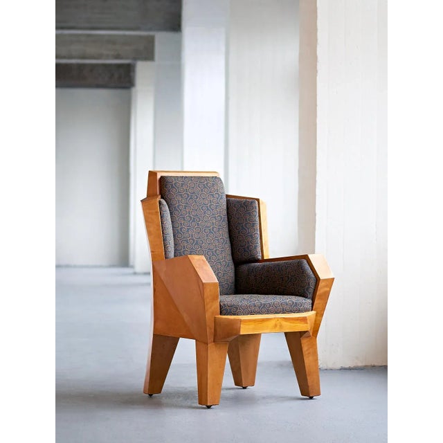 This unique armchair was designed in 1928 by Camillo Cerri specifically for the interior of Haus Rheinbach in Stuttgart...
