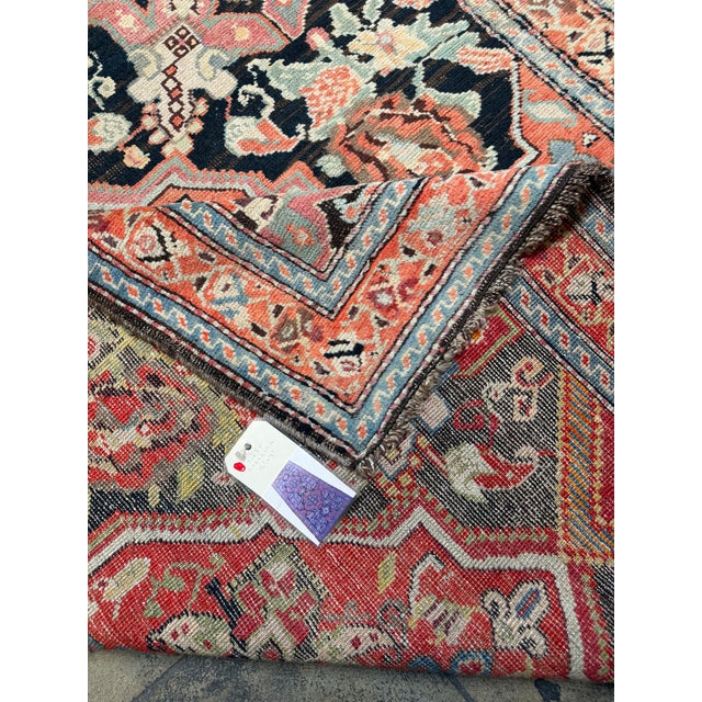 1900s Antique Karabagh Geometric Floral Runner Rug – 16' X 4'1" For Sale In Los Angeles - Image 6 of 6