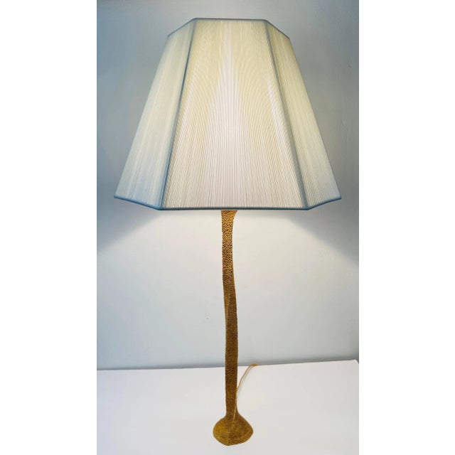 Fondica French Fondica Golden Bronze 90’s Table Lamps - A Pair For Sale - Image 4 of 13