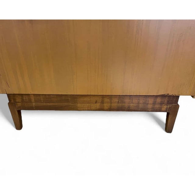 1960s 1960s Mid Century Modern United Diamond Front Tall Chest For Sale - Image 5 of 12
