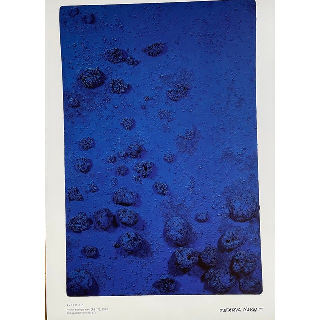 Paper Yves Klein, Relief Éponge-Blue Re 17, 1960, Print For Sale - Image 7 of 7
