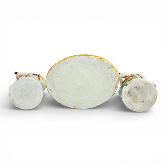 Japanese Kutani Porcelain Buddhist Triad of Kannon, 1800s For Sale - Image 5 of 13