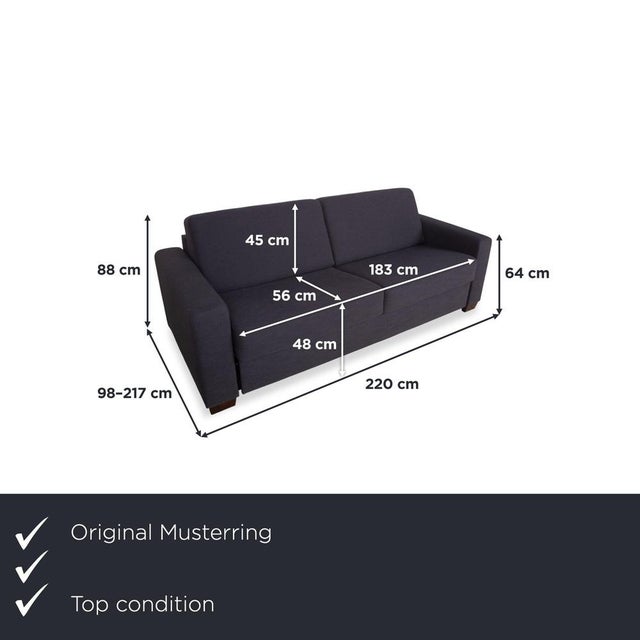 with the Musterring MR 837, you get a sofa bed that instantly makes a modern impression thanks to its clean, straight...