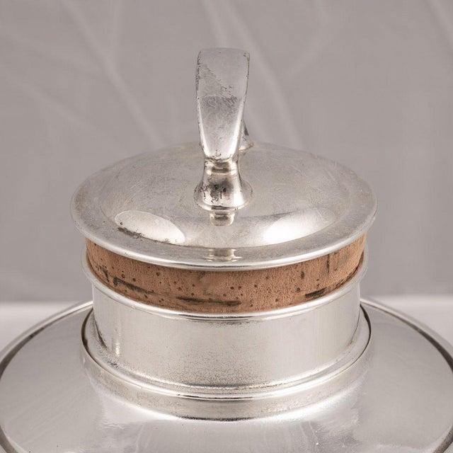 1930s American Silver-Plated Recipe Cocktail Shaker, 1930s For Sale - Image 5 of 10