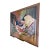 Layered Silk Tapestry Painting by French Artist, Marie Luare-Ilie, 1980s For Sale