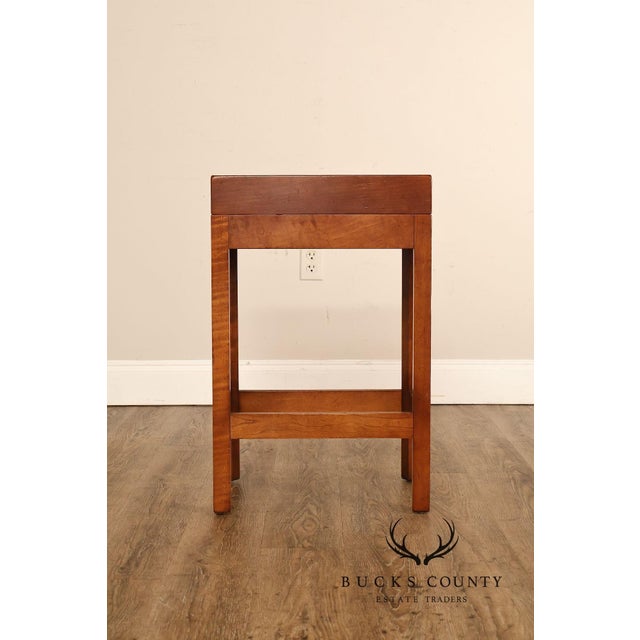Chippendale Style Cherry Butler Tray Side Table For Sale - Image 11 of 18