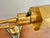 1980s 1980s Art Deco Revival Marble and Brass Bankers Lamp For Sale - Image 5 of 11