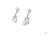 Modern Vintage 5.50 Carat Diamond Drop Earrings, Platinum, Pair For Sale - Image 3 of 4
