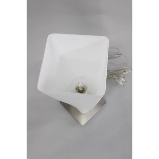 Italian Glass Table Lamp from Panzeri, 1990s For Sale - Image 4 of 10