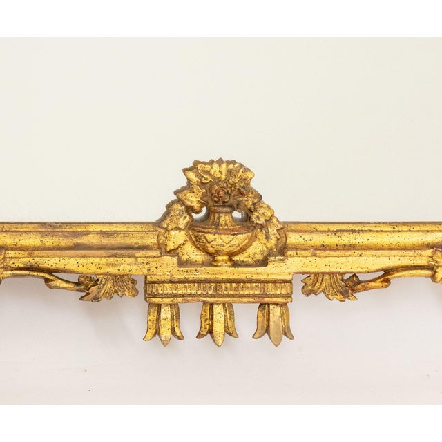 Wood Rococo Style Giltwood Framed Mirror For Sale - Image 7 of 9