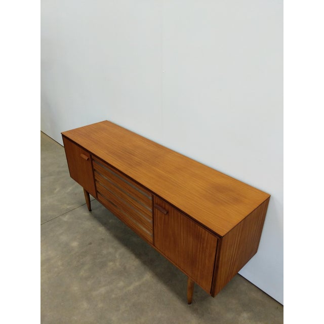 Wood Vintage Mid Century Modern Teak Credenza by White & Newton, Attributed For Sale - Image 7 of 8