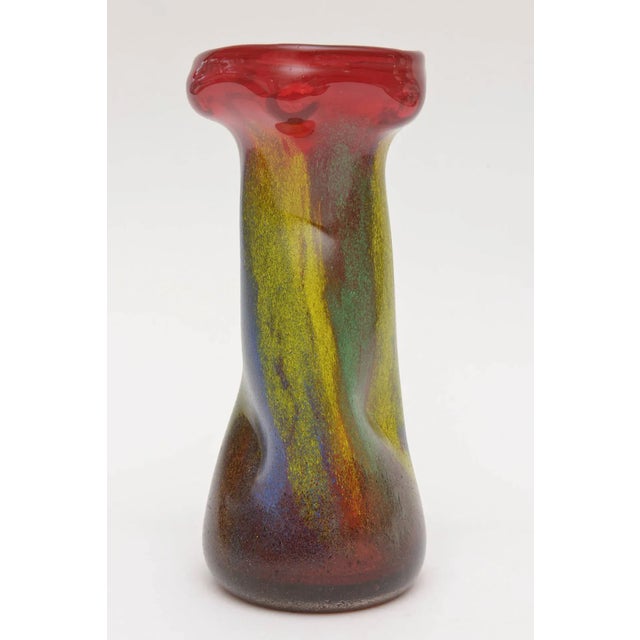 Mid-Century Modern Vintage Murano Dino Martens Glass Vase or Vessel MId-Century Modern For Sale - Image 3 of 8