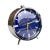 Prim Chrome Alarm Clock, Vintage Mechanical Clock, Czechoslovakia, 1970s. For Sale - Image 16 of 18